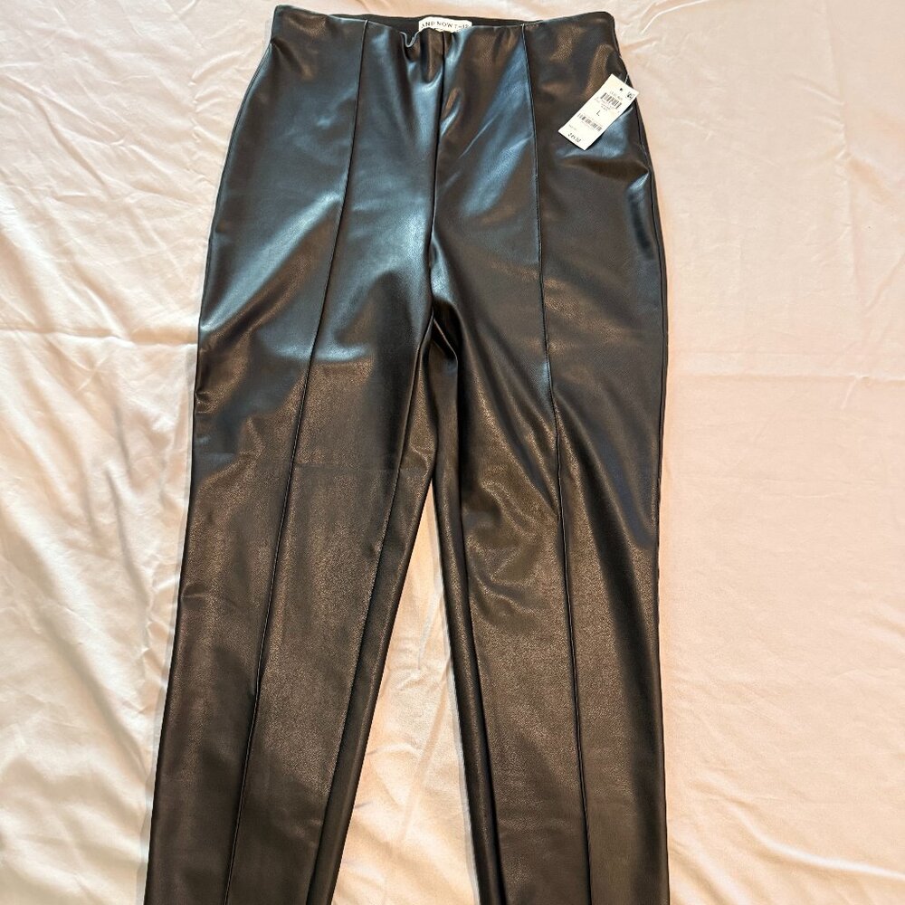 And Now This Faux Leather Leggings – Size Large (New With Tags)